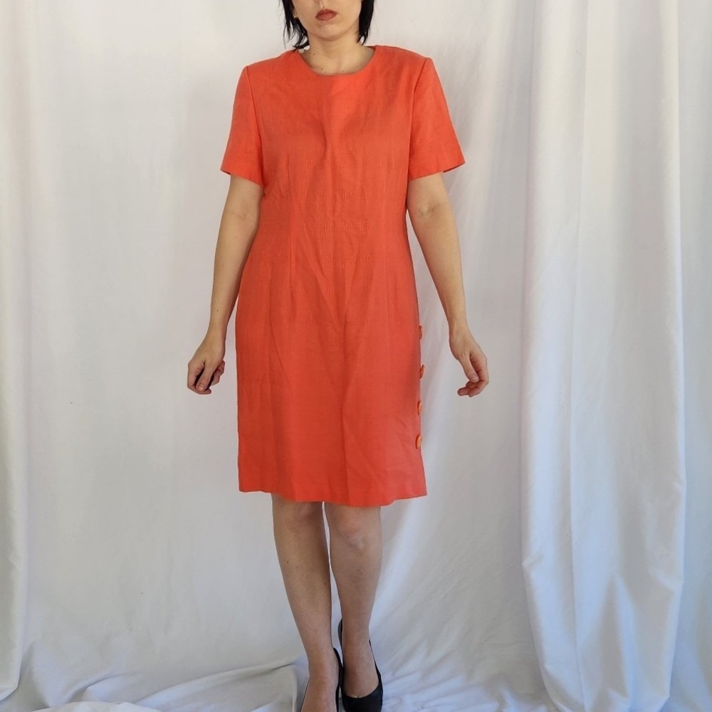 90s Coral‎ Knee Length Dress